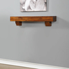 Duluth Forge 60In. Fireplace Shelf Mantel With Corbel Option Included - Brown Fin DFSM60-BR